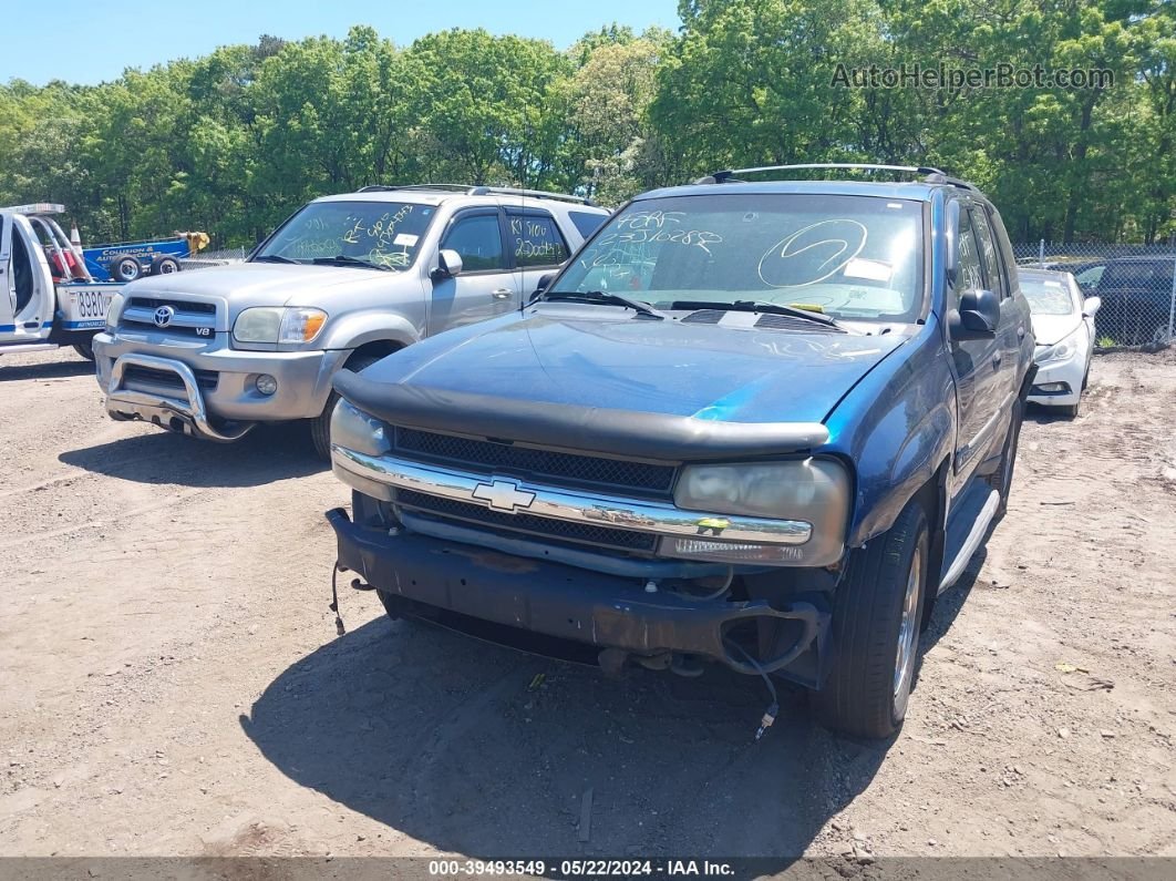 2002 Chevrolet Trailblazer Lt Blue vin: 1GNDT13S922219131