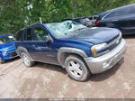 2002 Chevrolet Trailblazer Ltz Blue vin: 1GNDT13S922291723