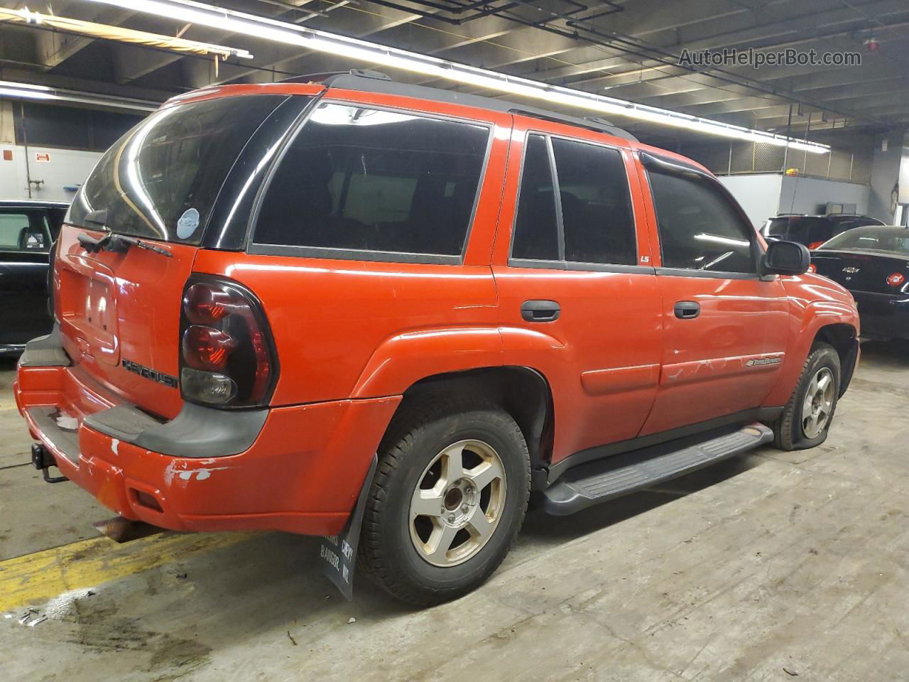 2002 Chevrolet Trailblazer  Red vin: 1GNDT13S922385004