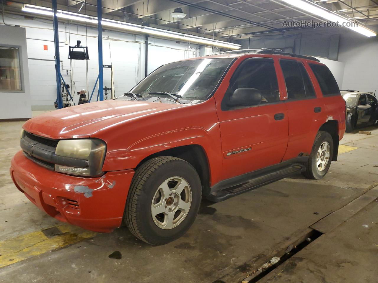 2002 Chevrolet Trailblazer  Красный vin: 1GNDT13S922385004