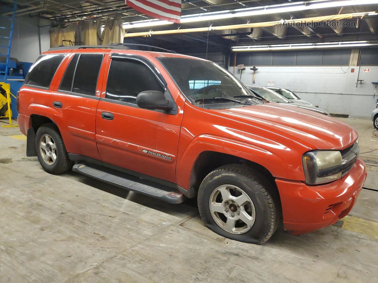 2002 Chevrolet Trailblazer  Red vin: 1GNDT13S922385004