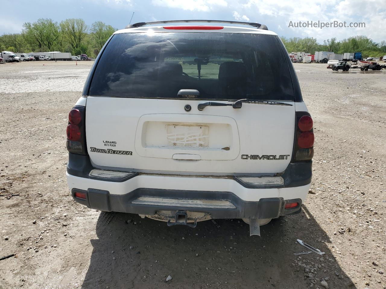 2002 Chevrolet Trailblazer  White vin: 1GNDT13S922391160