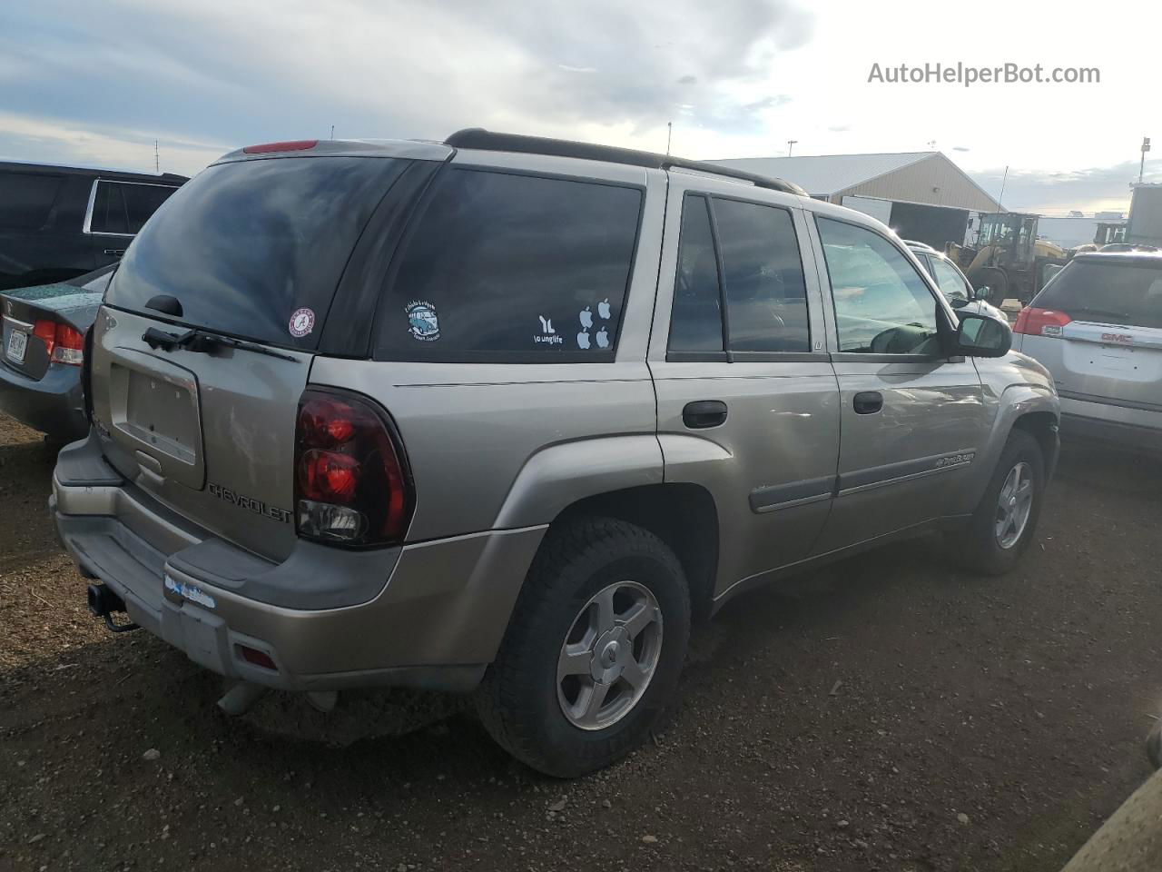 2002 Chevrolet Trailblazer  Желто-коричневый vin: 1GNDT13S922506985