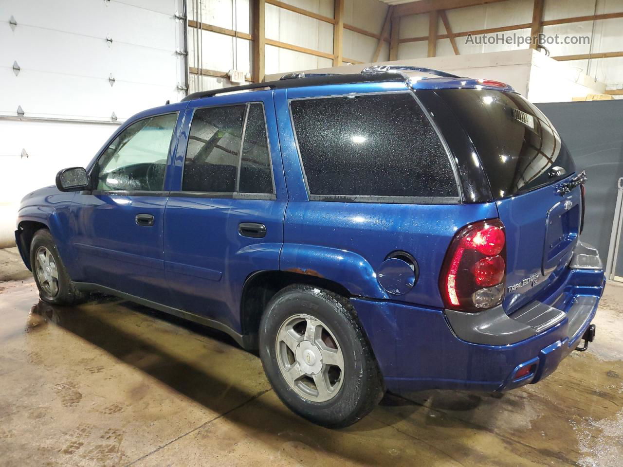 2006 Chevrolet Trailblazer Ls Blue vin: 1GNDT13S962148227