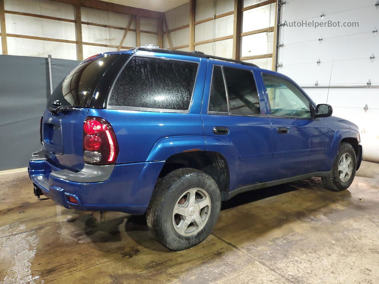 2006 Chevrolet Trailblazer Ls Blue vin: 1GNDT13S962148227