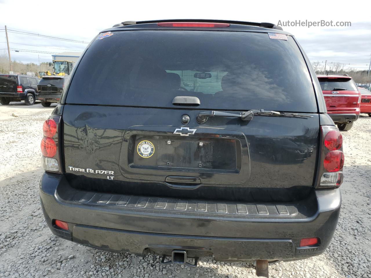 2006 Chevrolet Trailblazer Ls Black vin: 1GNDT13S962275009