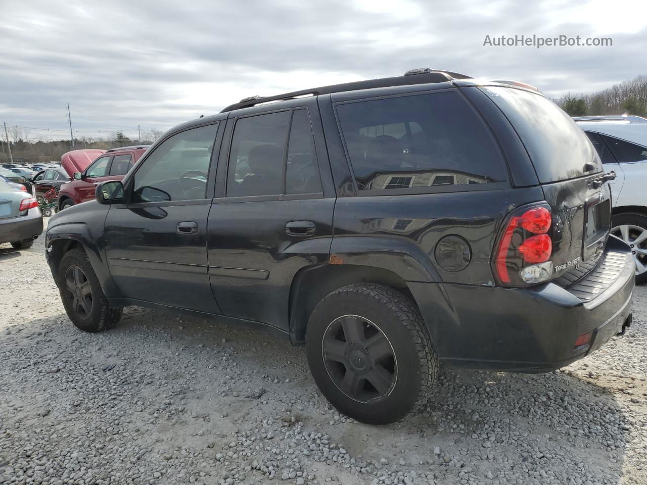 2006 Chevrolet Trailblazer Ls Black vin: 1GNDT13S962275009