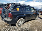 2006 Chevrolet Trailblazer Ls Black vin: 1GNDT13S962302659