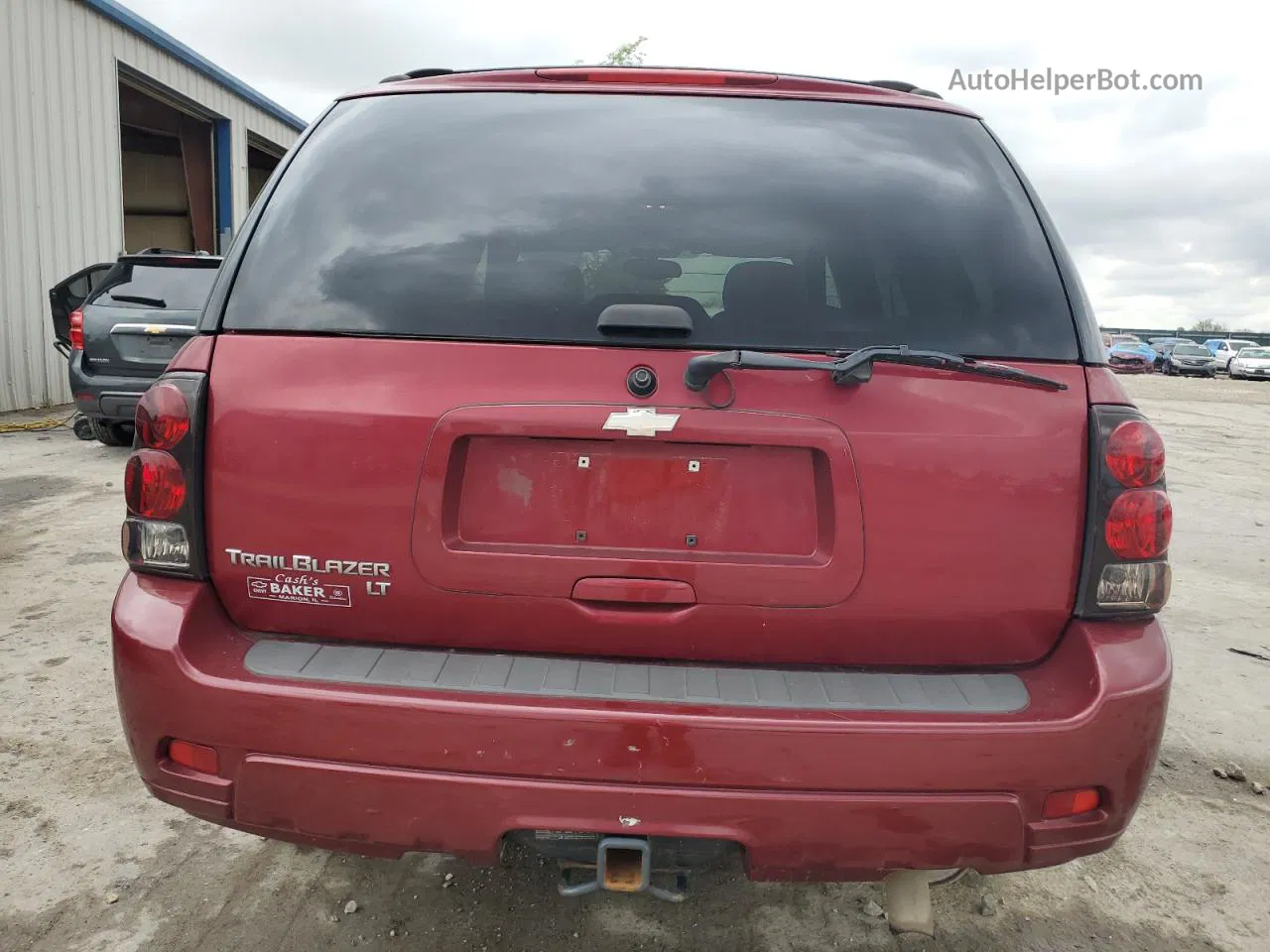 2006 Chevrolet Trailblazer Ls Maroon vin: 1GNDT13S962304041