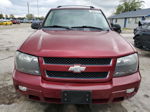 2006 Chevrolet Trailblazer Ls Maroon vin: 1GNDT13S962304041