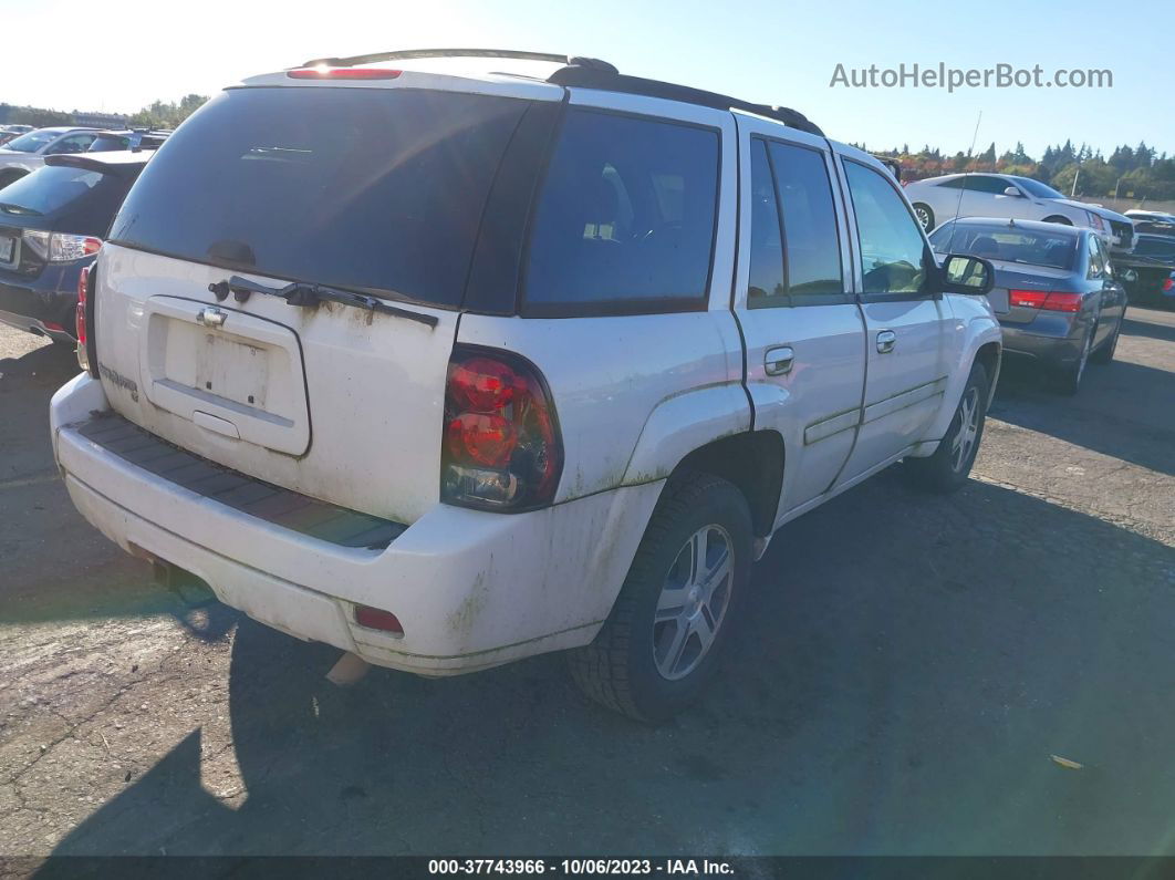 2006 Chevrolet Trailblazer Lt White vin: 1GNDT13S962318697