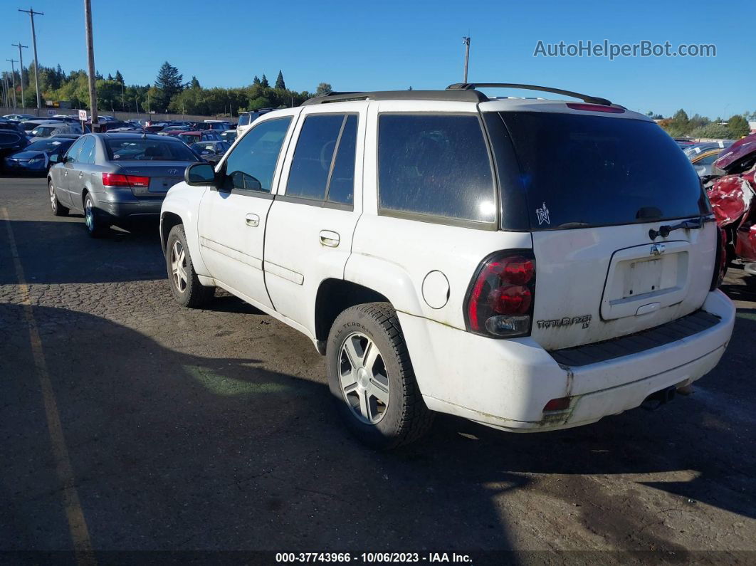 2006 Chevrolet Trailblazer Lt White vin: 1GNDT13S962318697