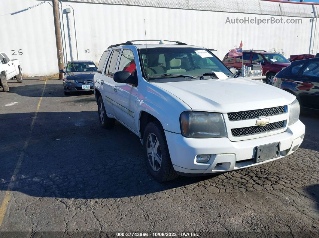 2006 Chevrolet Trailblazer Lt White vin: 1GNDT13S962318697