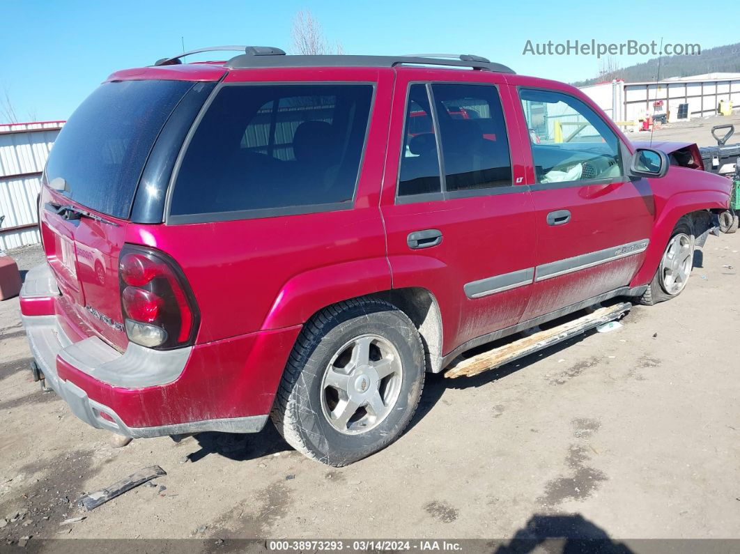 2002 Chevrolet Trailblazer Lt Red vin: 1GNDT13SX22123721