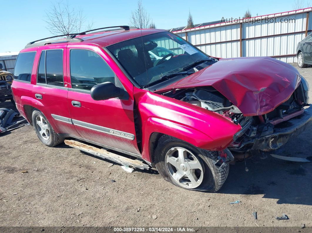 2002 Chevrolet Trailblazer Lt Red vin: 1GNDT13SX22123721