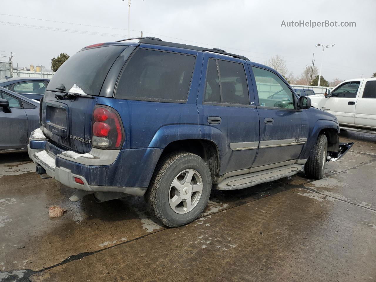 2002 Chevrolet Trailblazer  Blue vin: 1GNDT13SX22125887