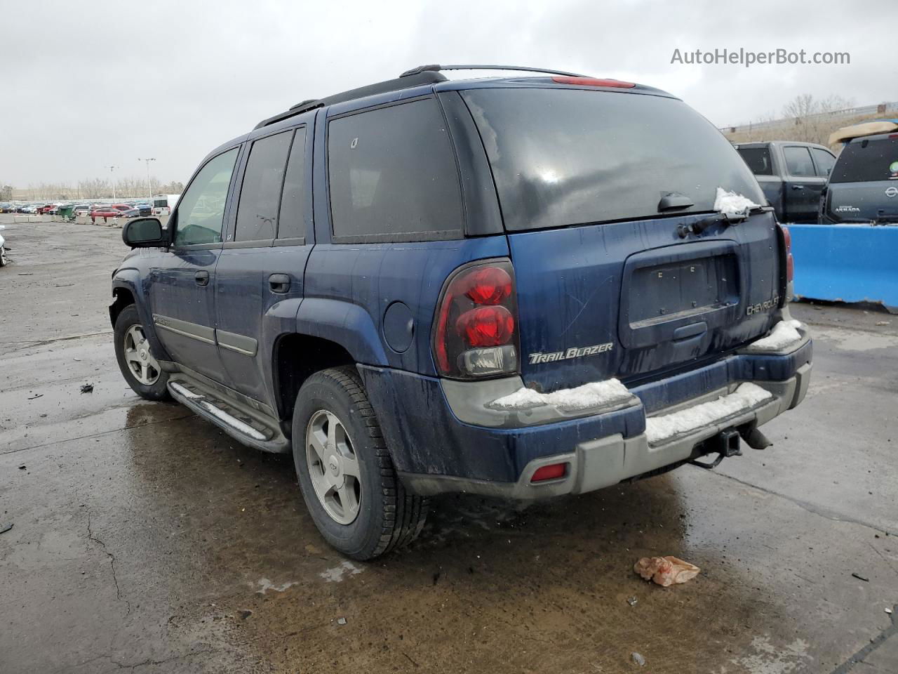 2002 Chevrolet Trailblazer  Синий vin: 1GNDT13SX22125887