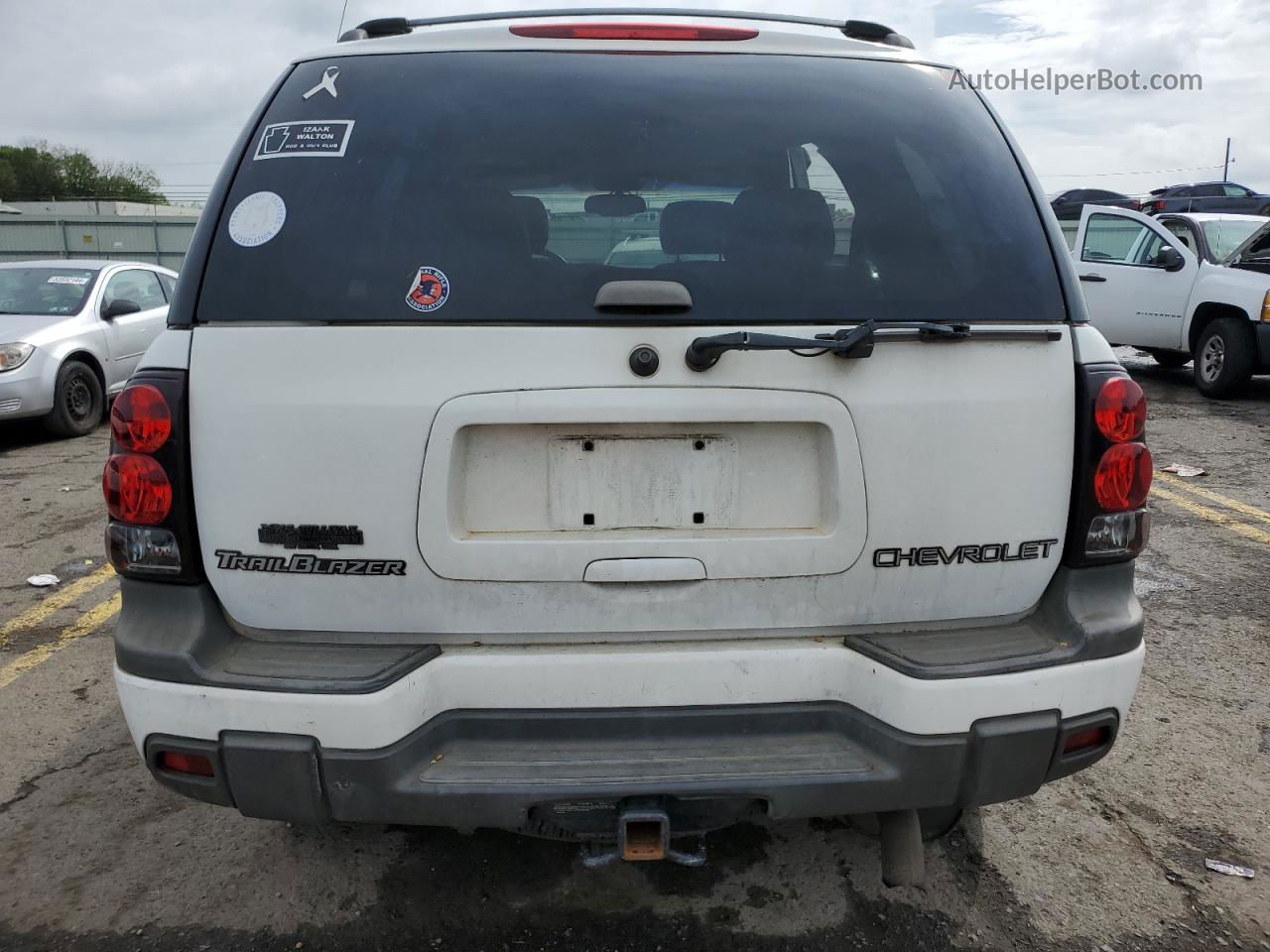 2002 Chevrolet Trailblazer  White vin: 1GNDT13SX22184888