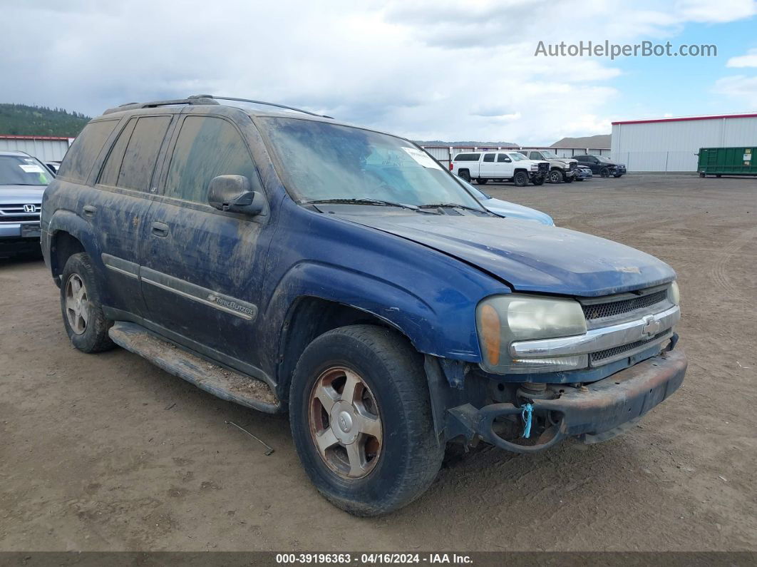 2002 Chevrolet Trailblazer Lt Blue vin: 1GNDT13SX22286708