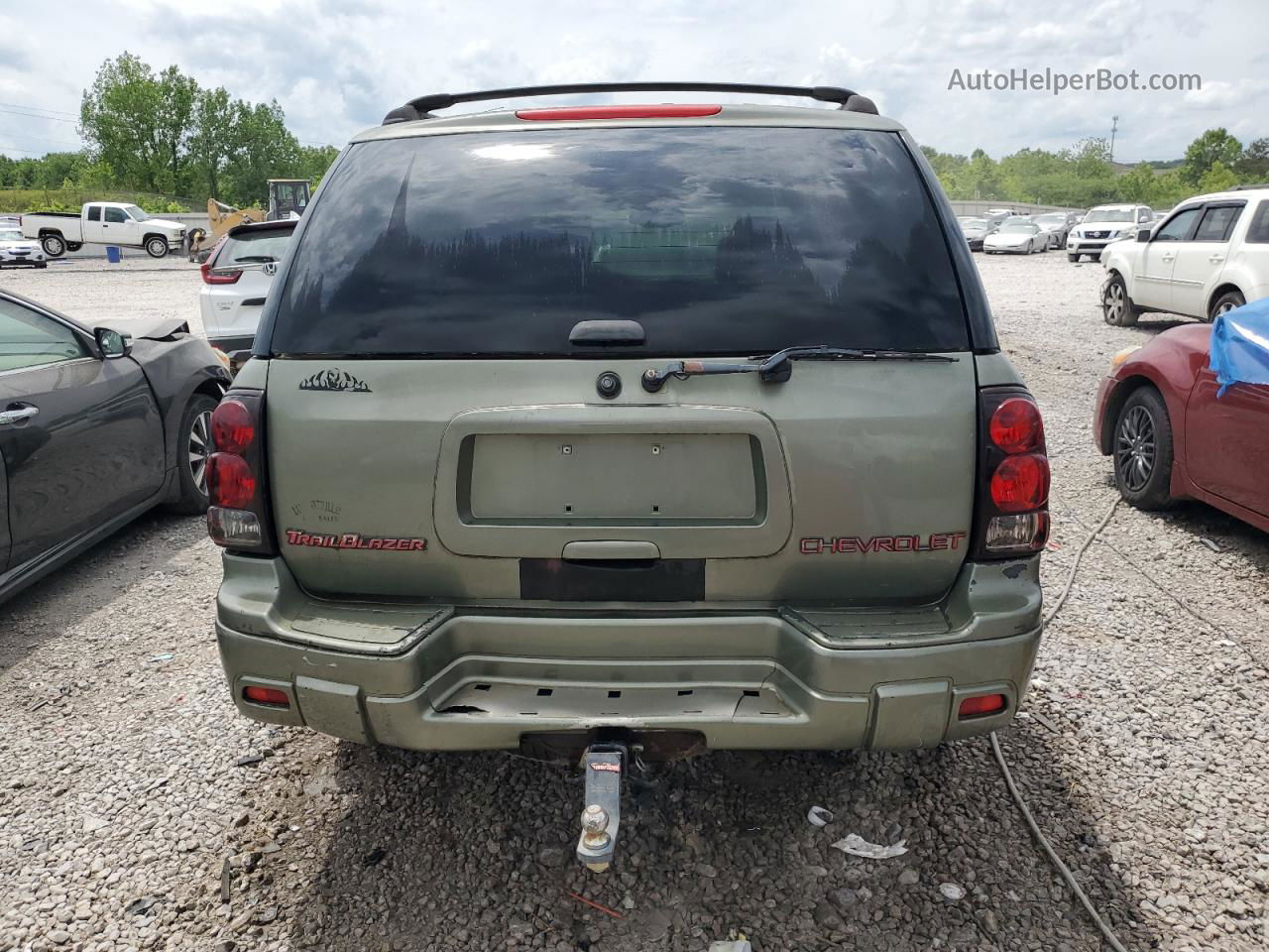 2002 Chevrolet Trailblazer  Green vin: 1GNDT13SX22439538