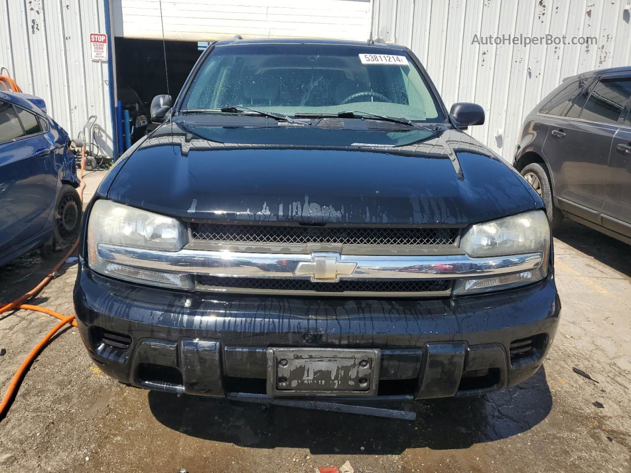 2006 Chevrolet Trailblazer Ls Black vin: 1GNDT13SX62199901