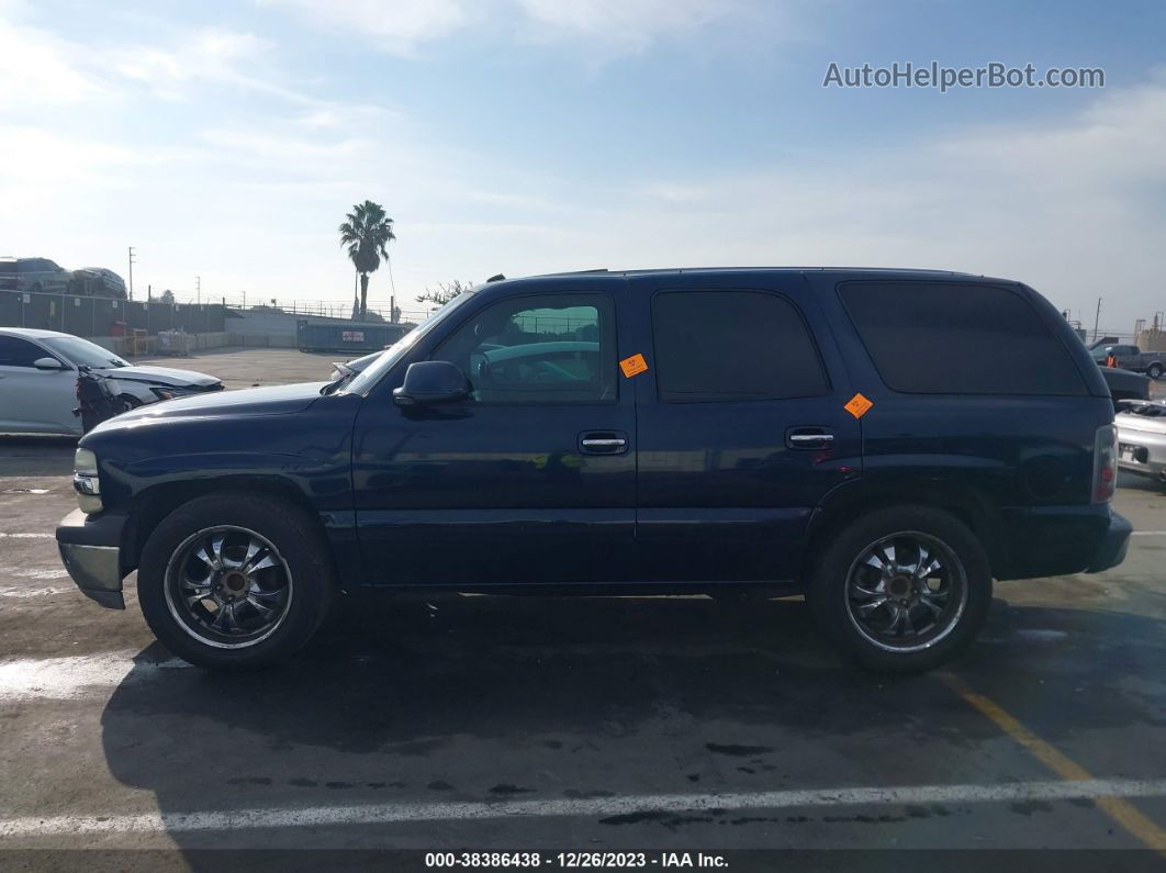 2004 Chevrolet Tahoe Lt Blue vin: 1GNEC13T64R271839