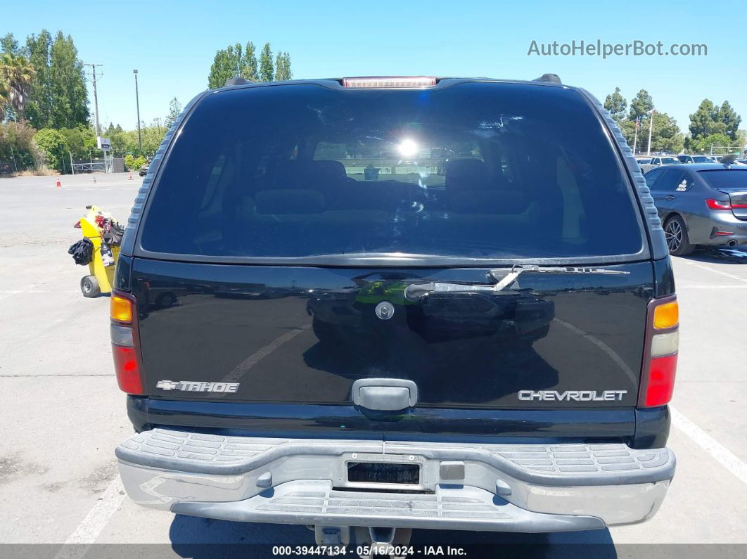 2004 Chevrolet Tahoe Ls Black vin: 1GNEC13T74R120007