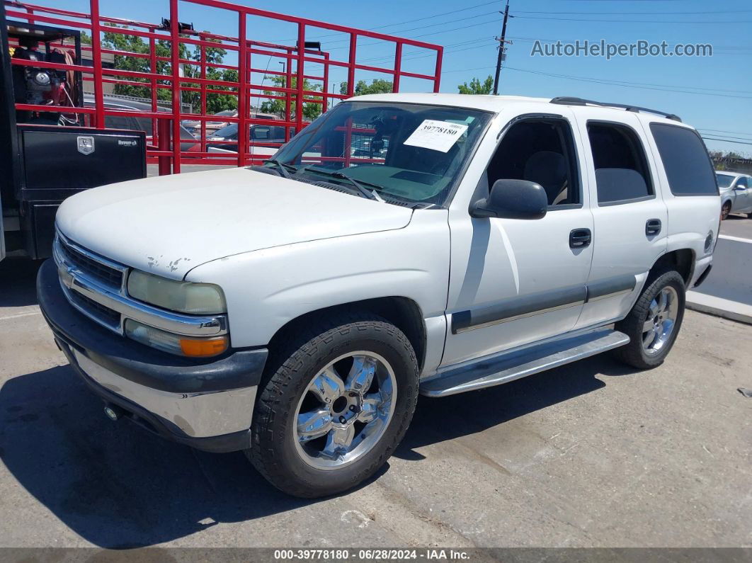 2004 Chevrolet Tahoe Ls White vin: 1GNEC13T94J127927