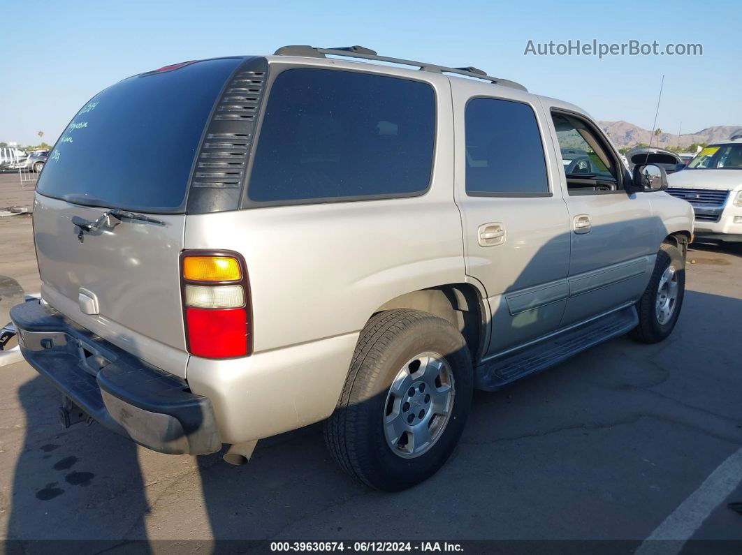 2004 Chevrolet Tahoe Lt Tan vin: 1GNEC13TX4R214365