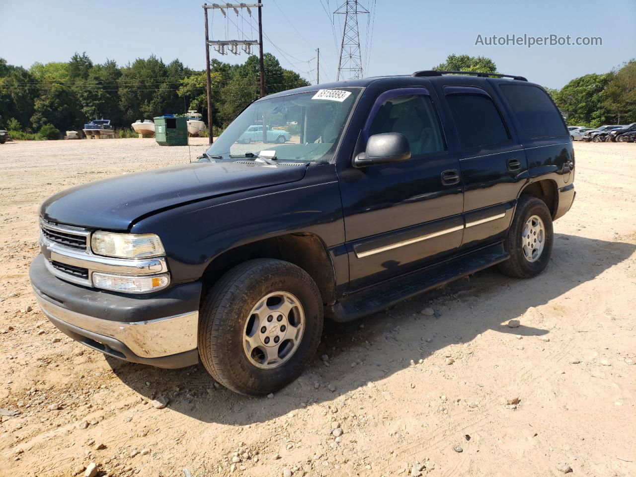 2004 Chevrolet Tahoe C1500 Blue vin: 1GNEC13V04J242028