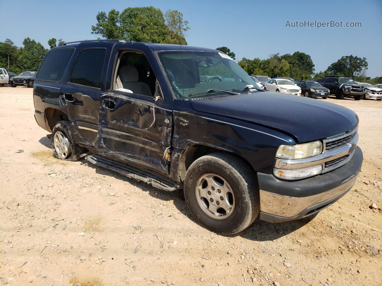 2004 Chevrolet Tahoe C1500 Blue vin: 1GNEC13V04J242028