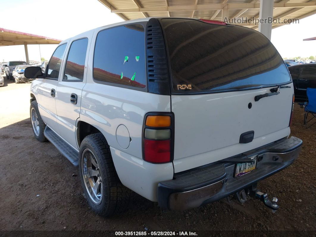 2004 Chevrolet Tahoe Ls White vin: 1GNEC13V24R217553