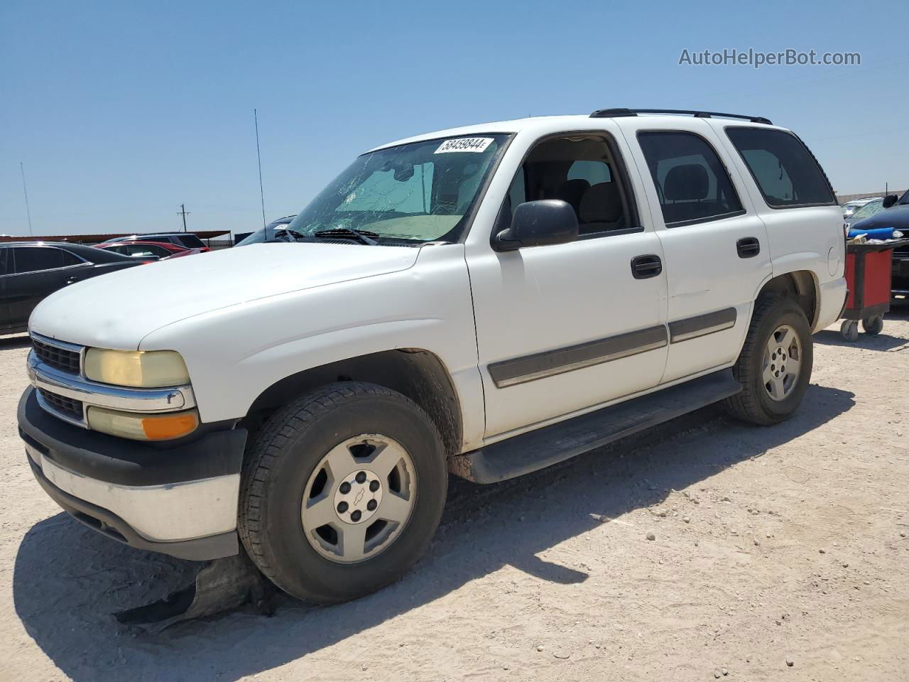 2004 Chevrolet Tahoe C1500 White vin: 1GNEC13V24R270933