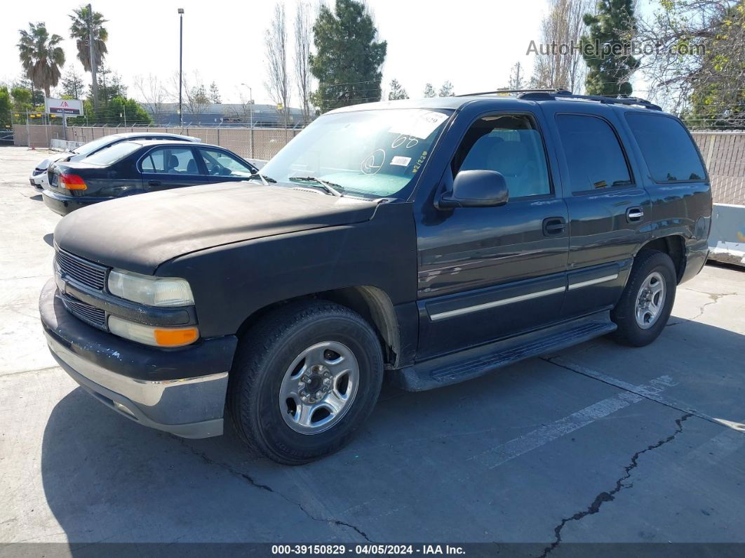 2004 Chevrolet Tahoe Ls Black vin: 1GNEC13V34J315991