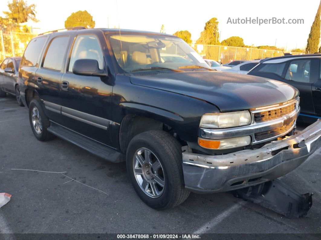 2004 Chevrolet Tahoe Ls Black vin: 1GNEC13V34R295744