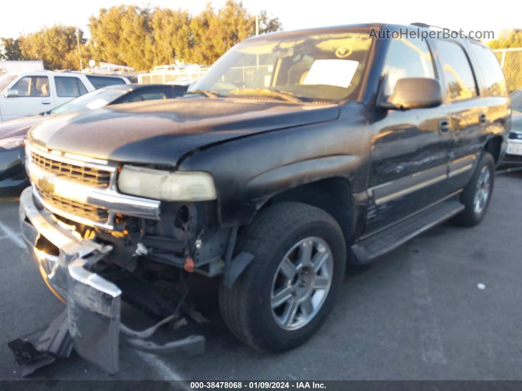 2004 Chevrolet Tahoe Ls Black vin: 1GNEC13V34R295744