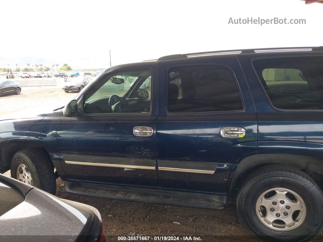 2004 Chevrolet Tahoe Ls Blue vin: 1GNEC13V34R319671