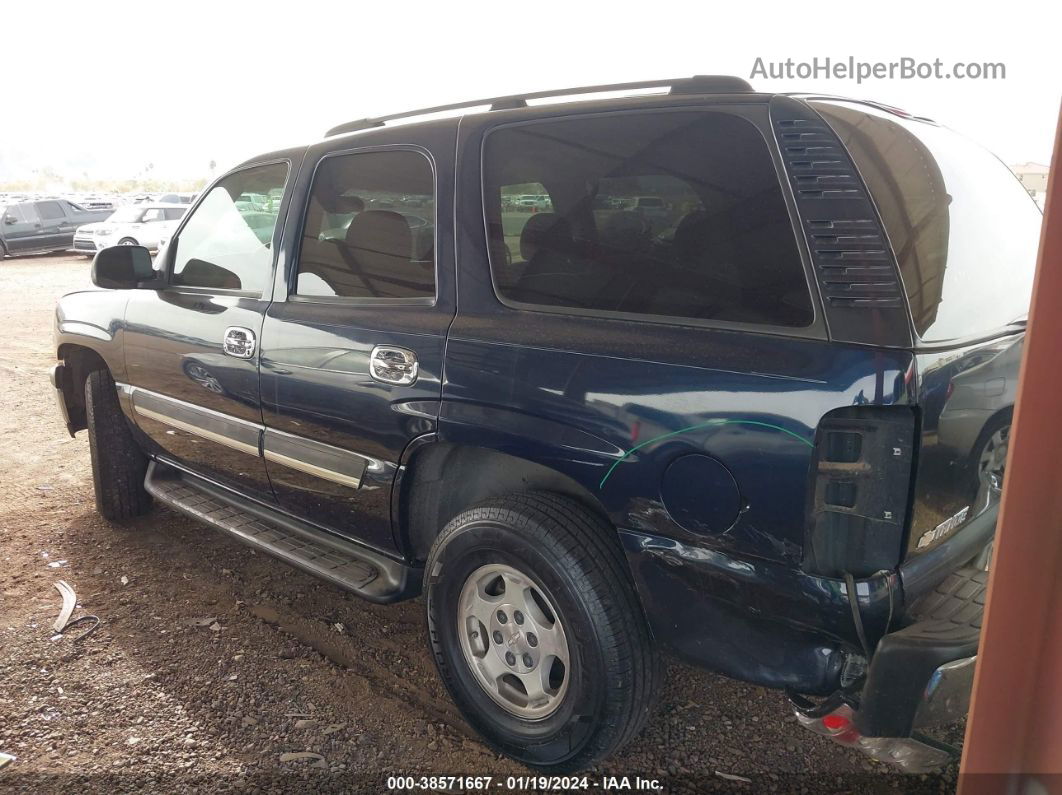 2004 Chevrolet Tahoe Ls Blue vin: 1GNEC13V34R319671