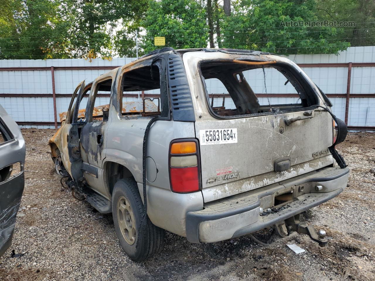 2004 Chevrolet Tahoe C1500 Burn vin: 1GNEC13V44R118894