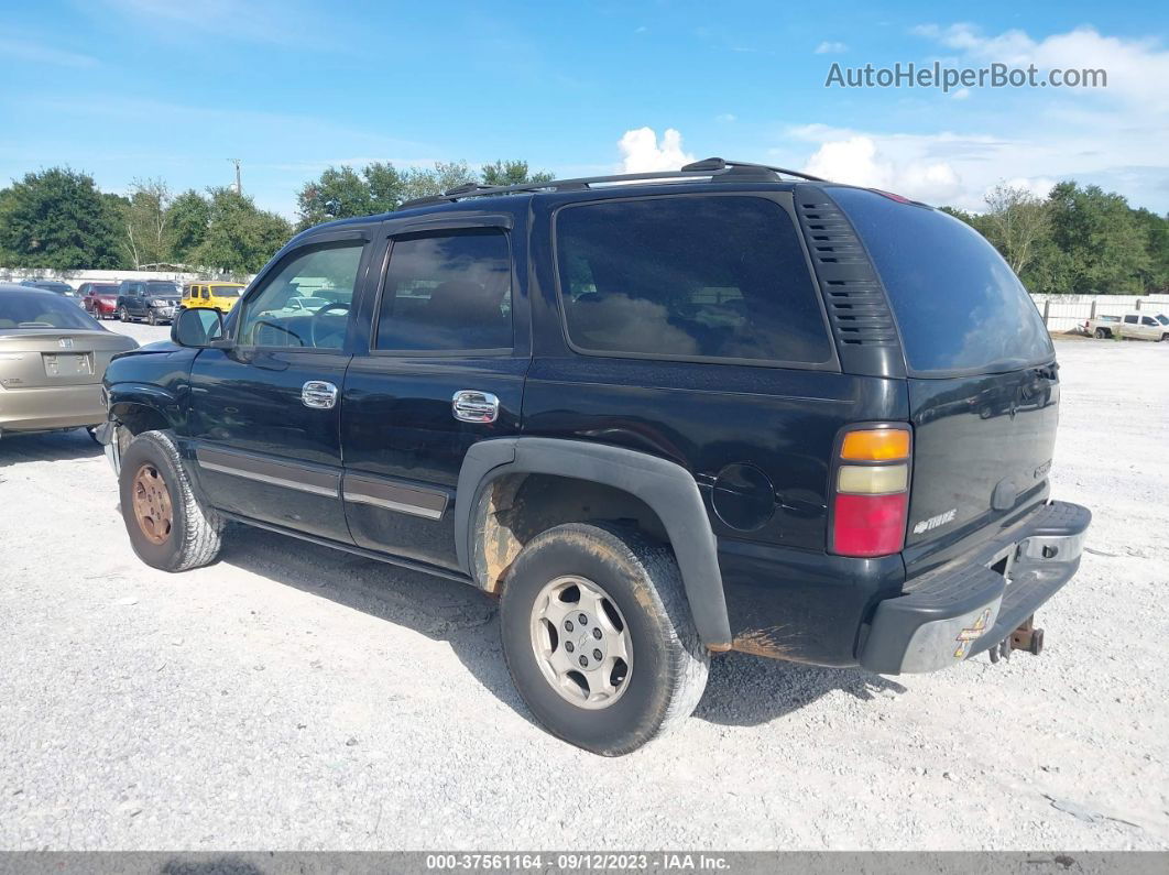 2004 Chevrolet Tahoe Ls Black vin: 1GNEC13V44R230689