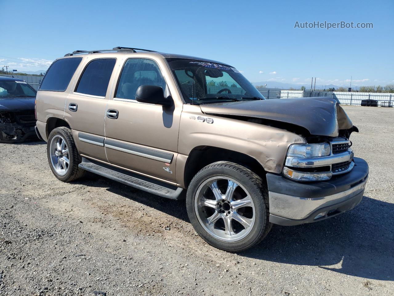 2004 Chevrolet Tahoe C1500 Brown vin: 1GNEC13V44R296403