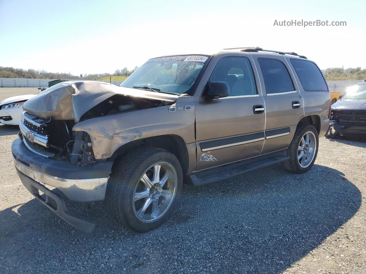 2004 Chevrolet Tahoe C1500 Brown vin: 1GNEC13V44R296403