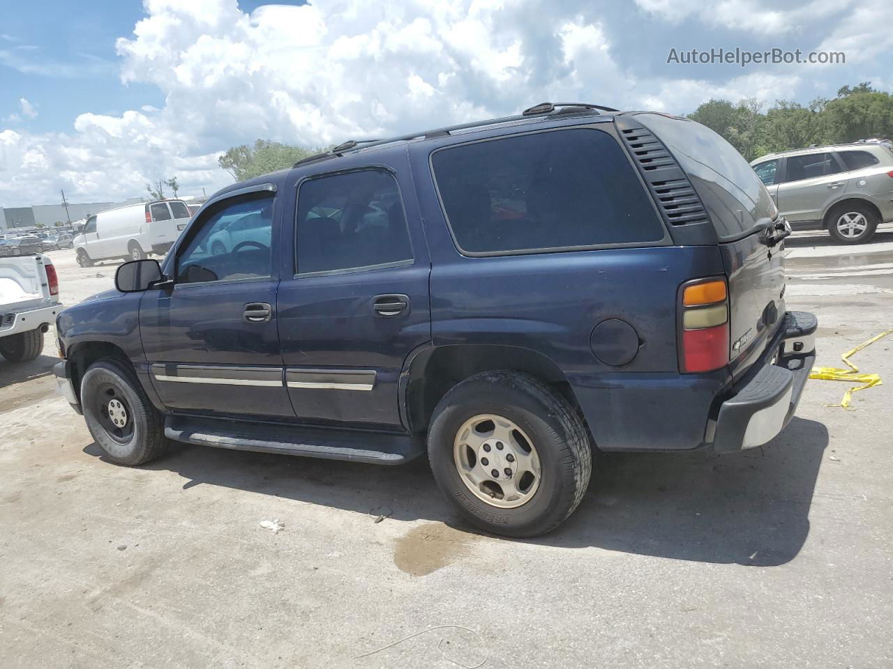 2004 Chevrolet Tahoe C1500 Blue vin: 1GNEC13V74R236678