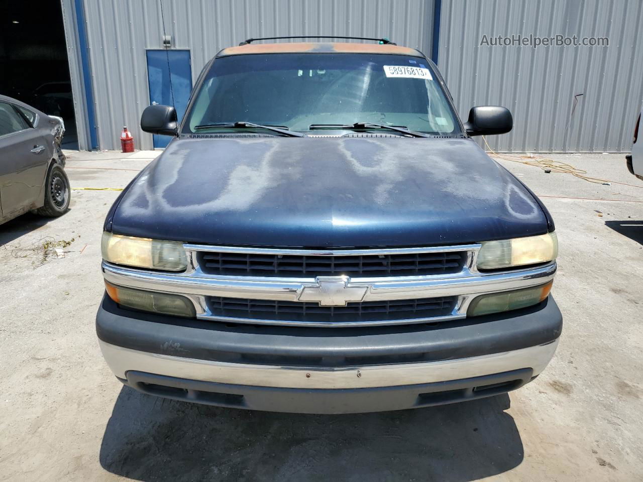 2004 Chevrolet Tahoe C1500 Blue vin: 1GNEC13V74R236678