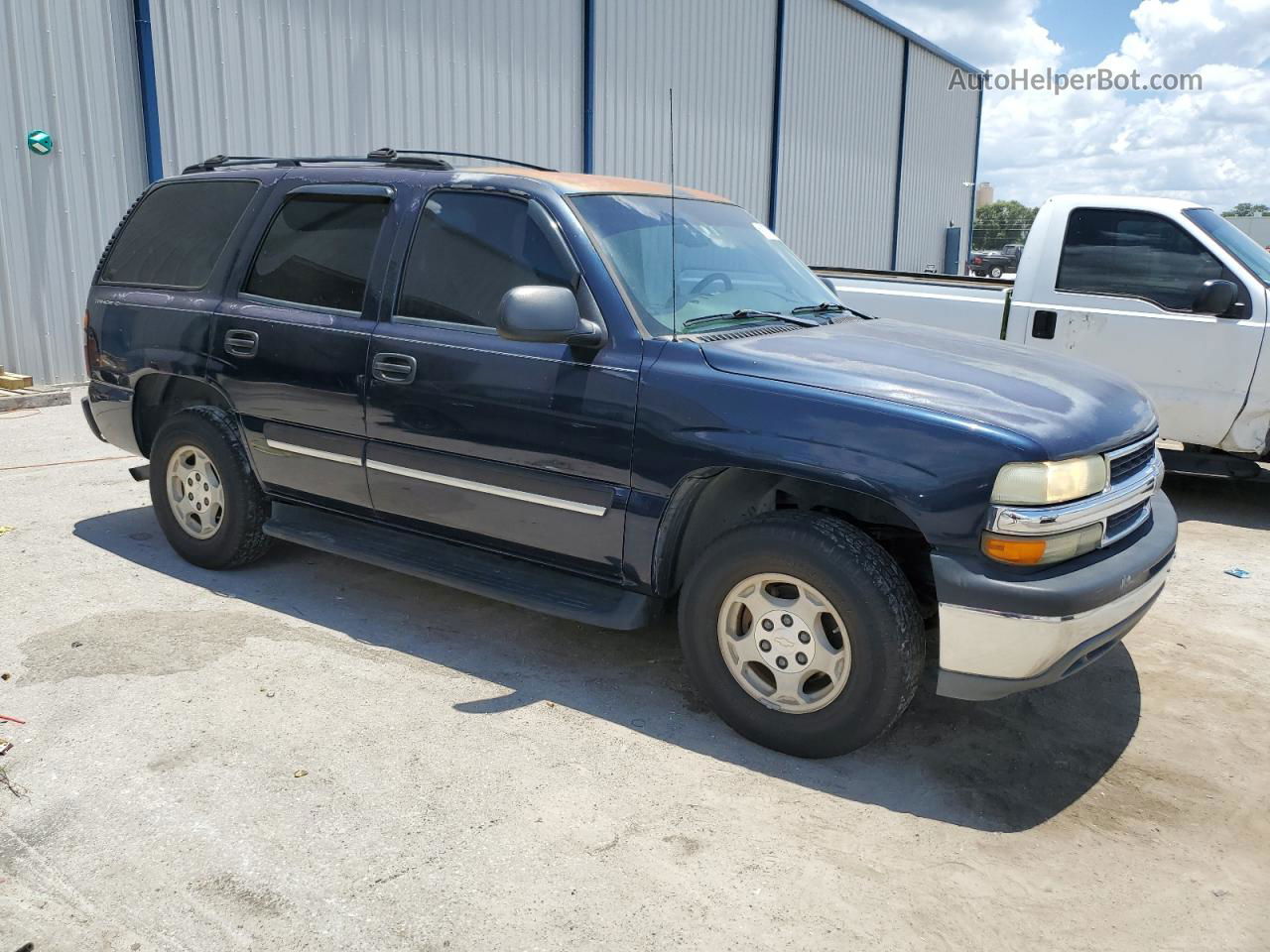 2004 Chevrolet Tahoe C1500 Blue vin: 1GNEC13V74R236678