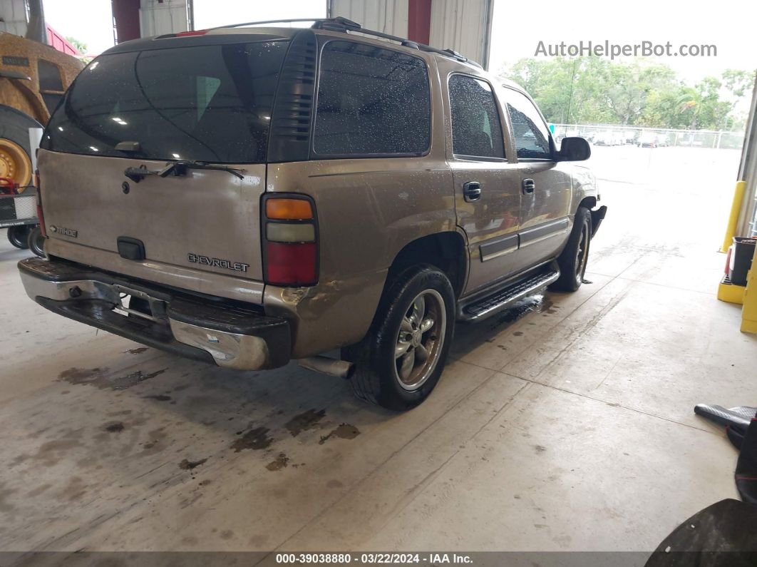 2004 Chevrolet Tahoe C1500 Brown vin: 1GNEC13V84R299188