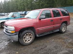 2004 Chevrolet Tahoe C1500 Бордовый vin: 1GNEC13VX4R128281