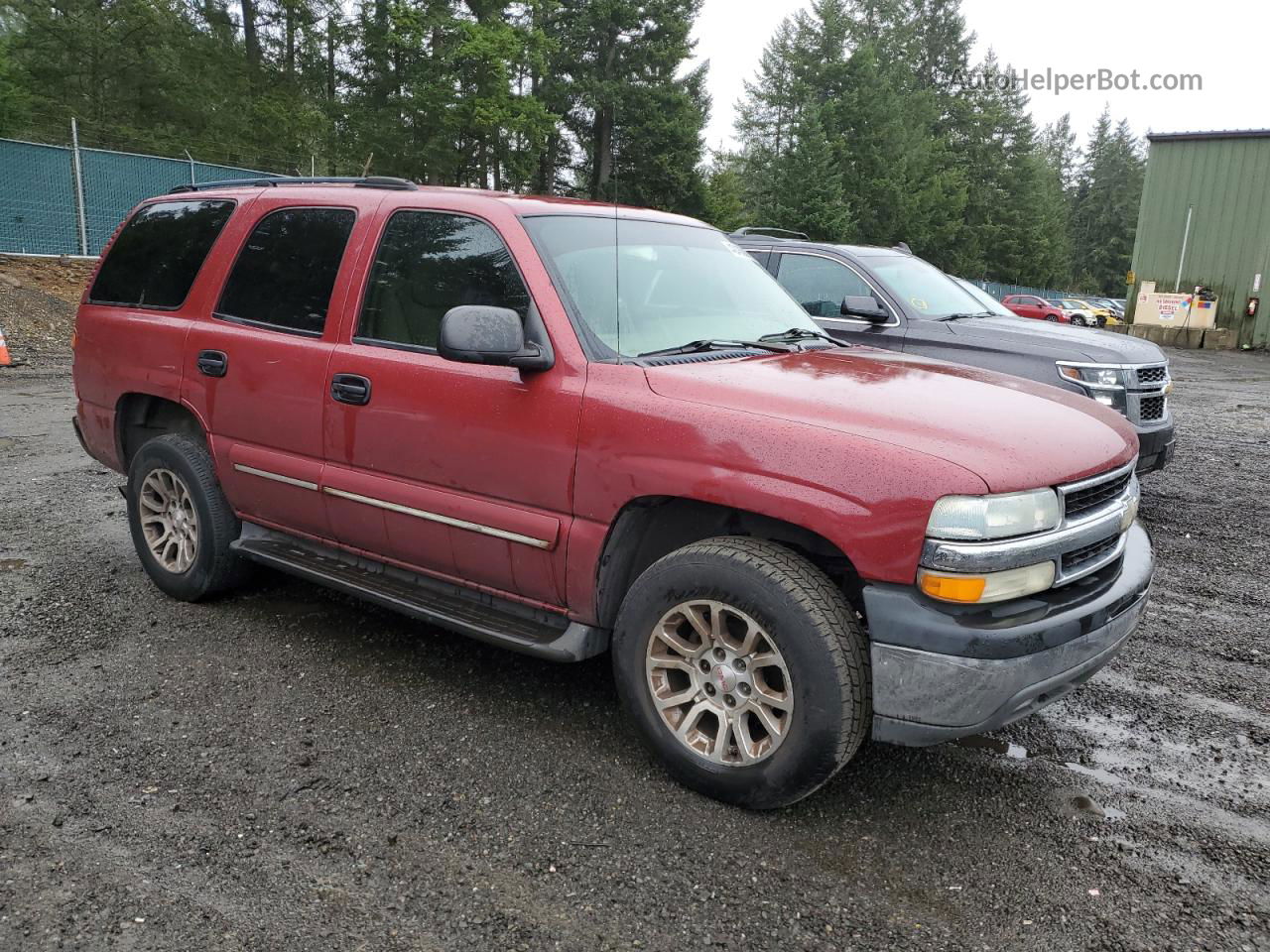 2004 Chevrolet Tahoe C1500 Burgundy vin: 1GNEC13VX4R128281