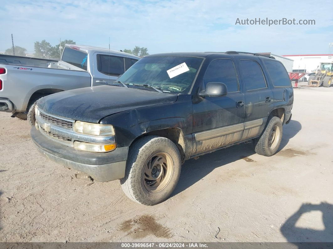 2004 Chevrolet Tahoe Ls Black vin: 1GNEC13Z04R269508