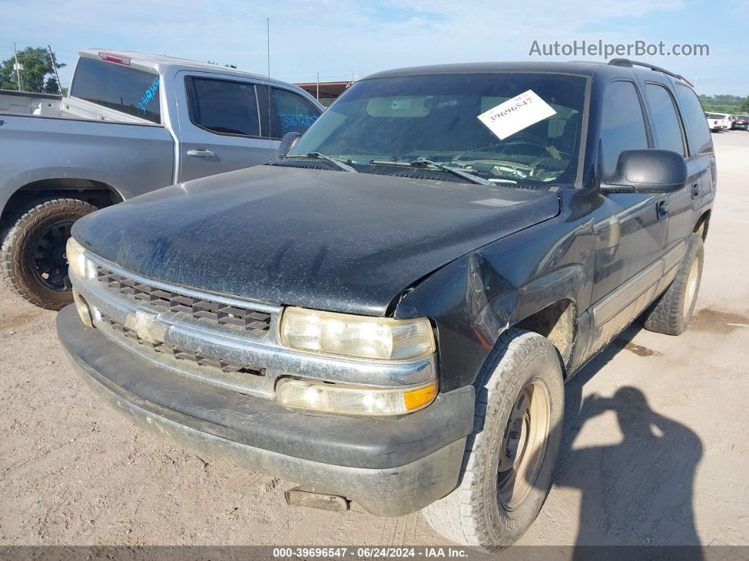 2004 Chevrolet Tahoe Ls Black vin: 1GNEC13Z04R269508